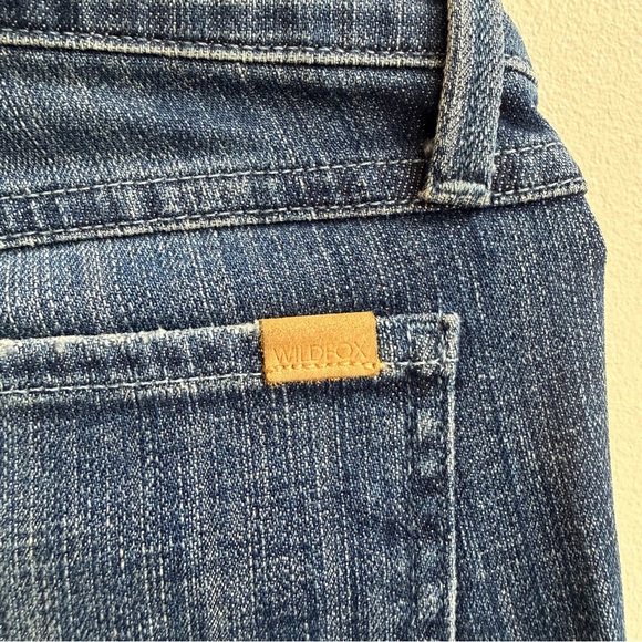 WildFox Dark Blue Distressed Skinny Jeans - Picture 12 of 14